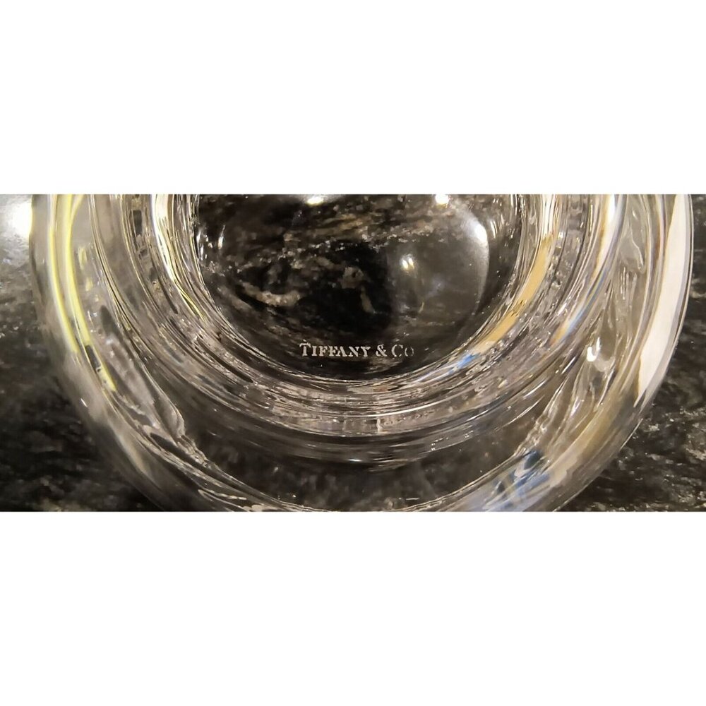 Tiffany & Co. German-Made Crystal Dolphins Bowl - Picture 4 of 7